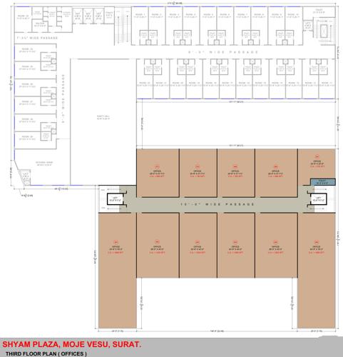  shyam-plaza Shyam Plaza Office Cluster Plan For 3rd Floor