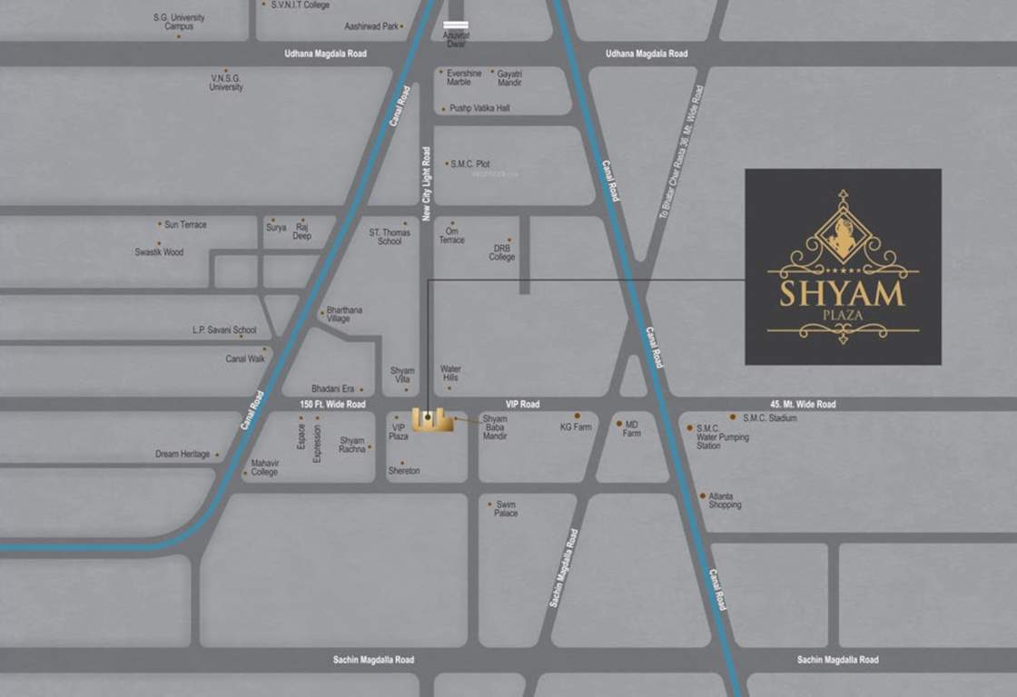  shyam plaza Location Plan