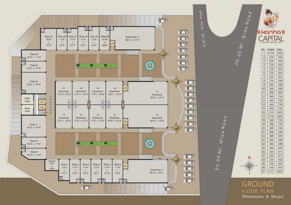Kanha Capital Ground Cluster Plan capital Kanha Capital Ground Cluster Plan