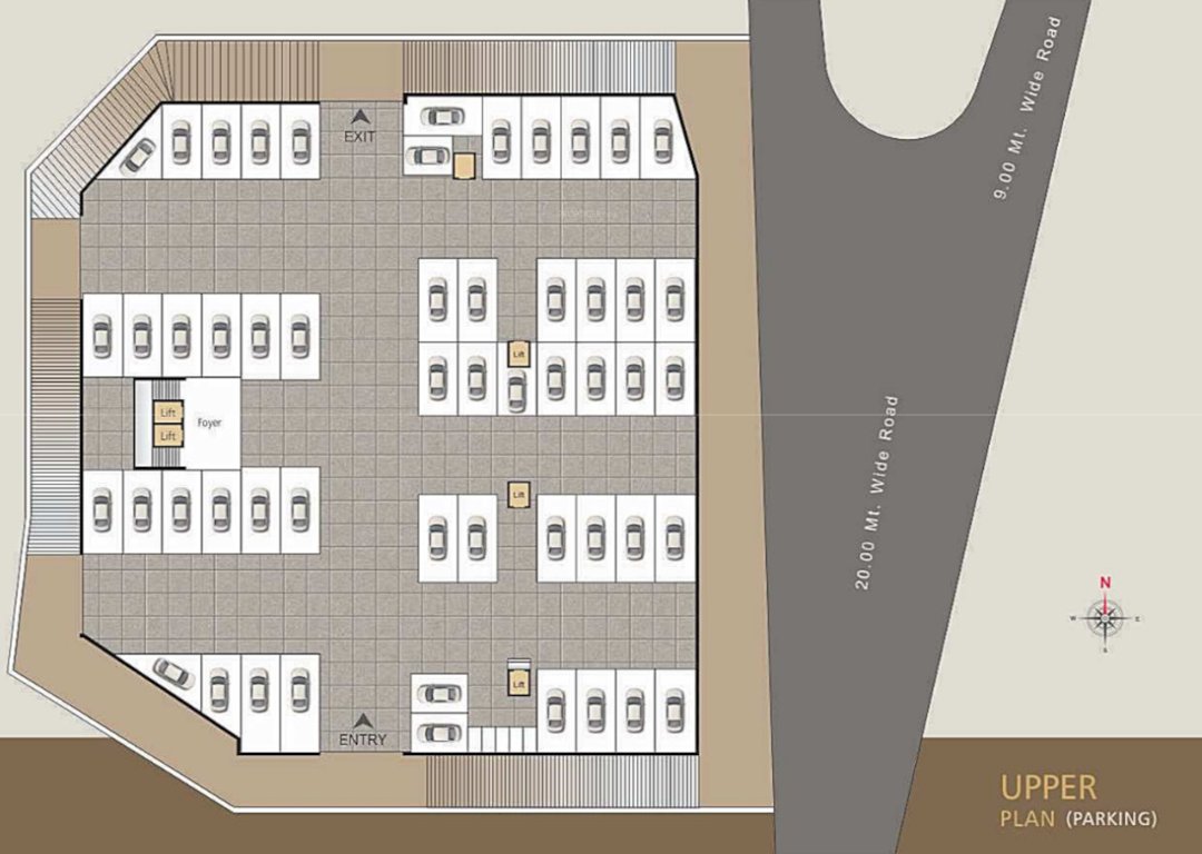 capital Kanha Capital Upper Basement Cluster Plan