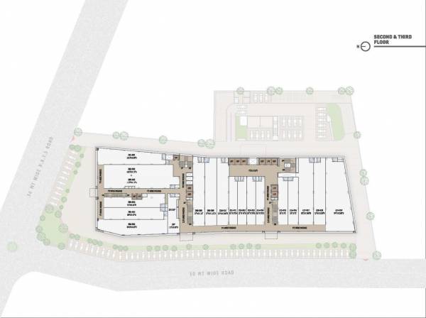  lambert Lambert Cluster Plan from 2nd to 3rd Floor