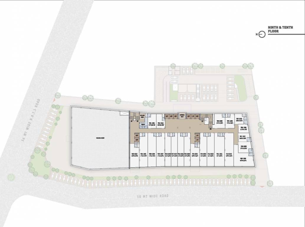  lambert Lambert Cluster Plan from 9th to 10th Floor