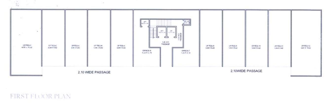  sunrise heights  Block C Cluster Plan for 1st Floor