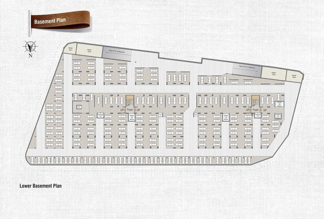 textile market Avadh Textile Market Lower Basement Cluster Plan
