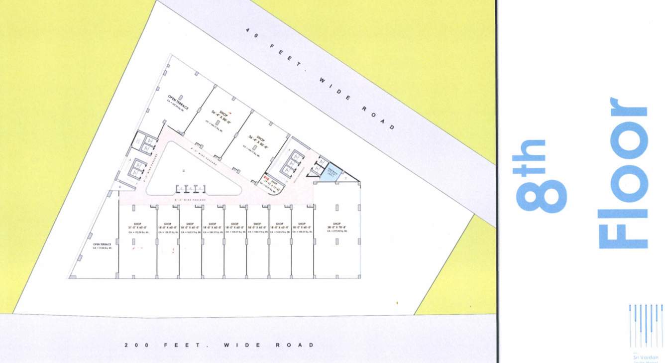  vardan textile market Vardan Textile Market Cluster Plan For 8th Floor