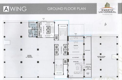  swastik-universal Block A Cluster Plan for ground Floor