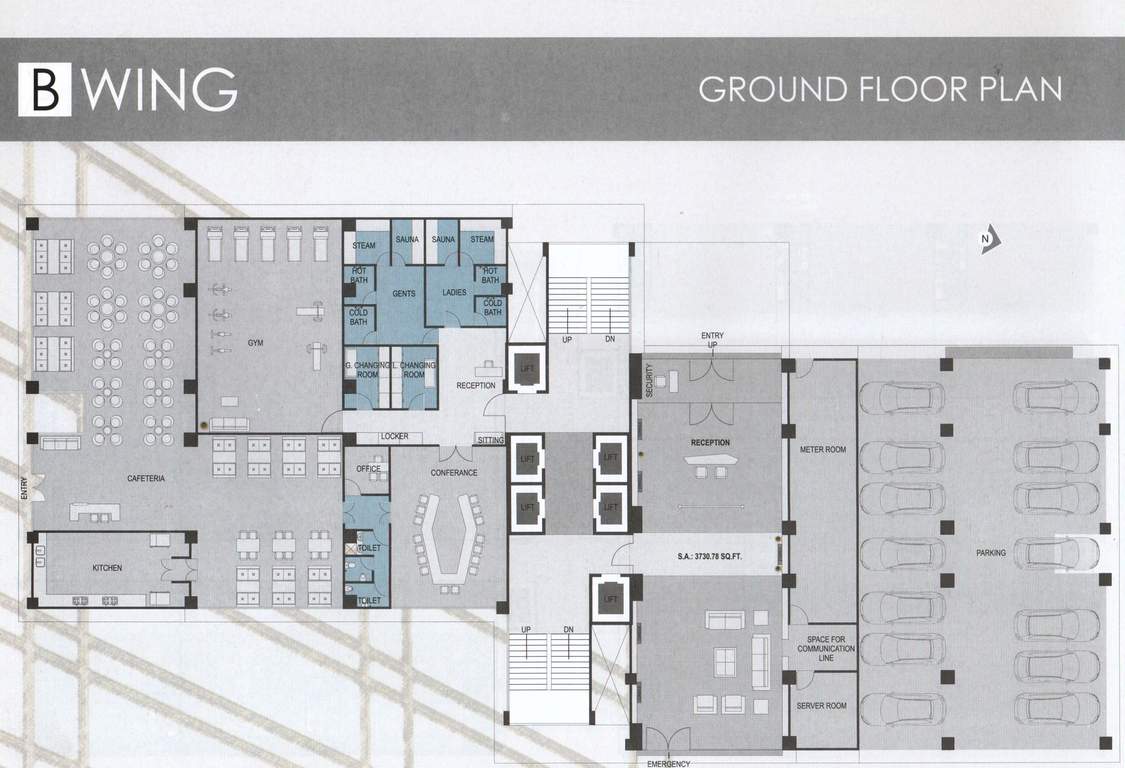  swastik universal Block B Cluster Plan for ground Floor
