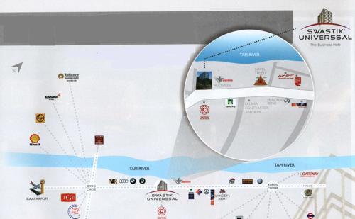  swastik-universal Location Plan
