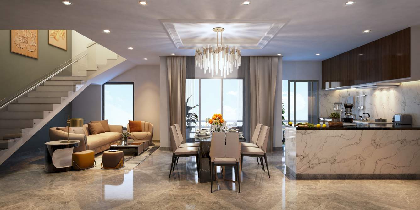 twin towers Living Area