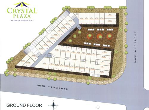  plaza Crystal Plaza Cluster Plan for ground Floor