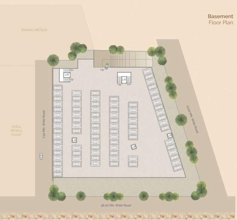  raama emperro 1 Basement Cluster Plan