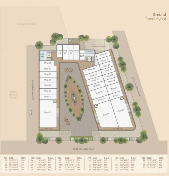 1 Cluster Plan For Ground Floor raama-emperro 1 Cluster Plan For Ground Floor