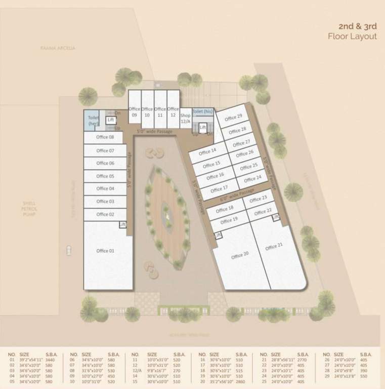  raama emperro 1 Cluster Plan From 2nd To 3rd Floor