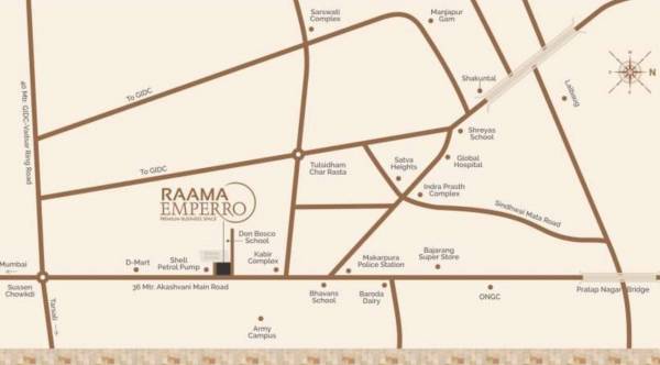 Location Plan raama-emperro Location Plan
