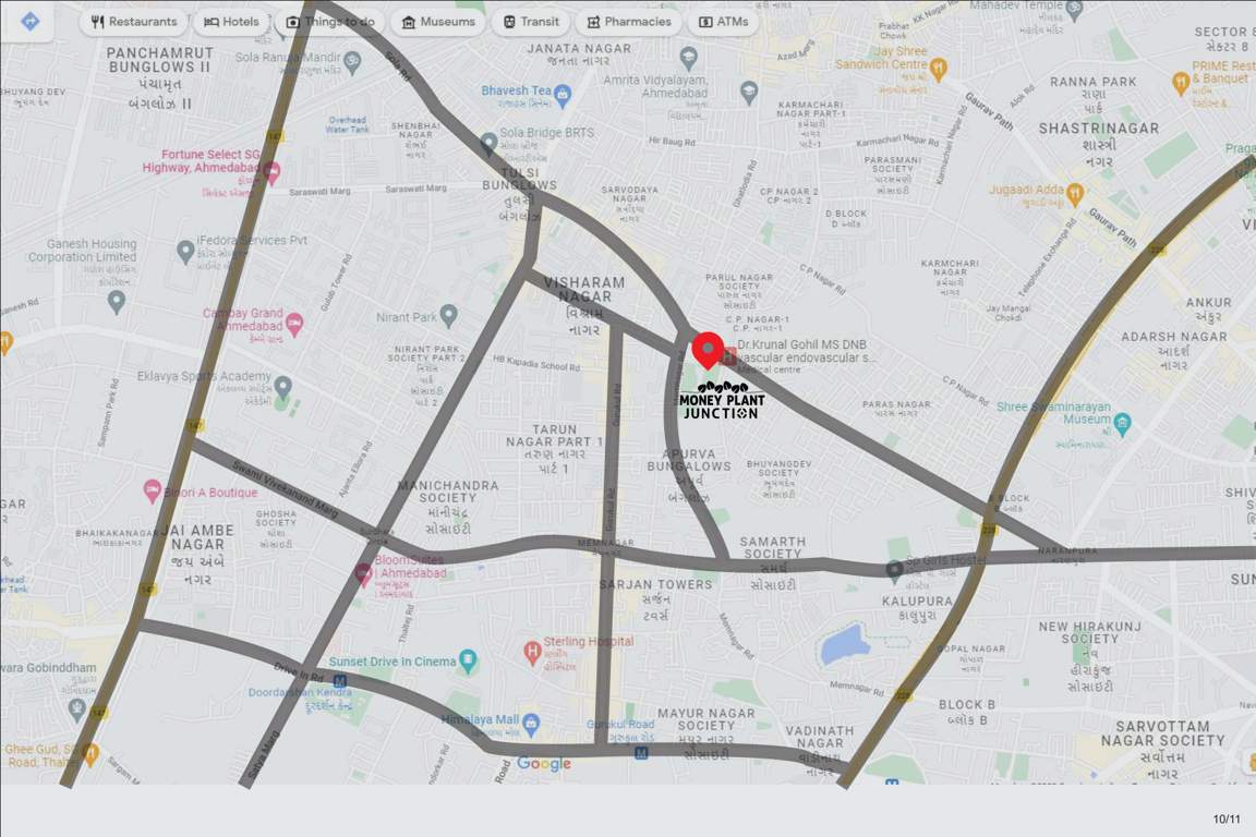  money plant junction Location Plan