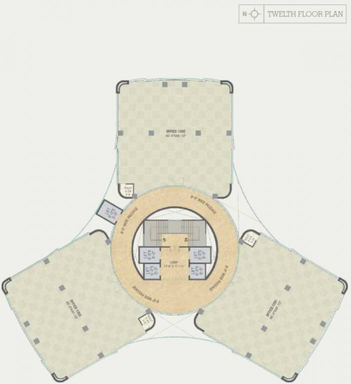  grand A Cluster Plan For 12th Floor