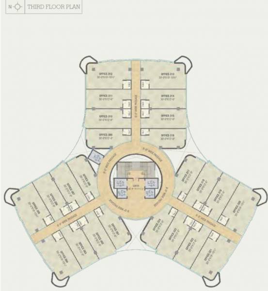 A Cluster Plan For 3rd Floor grand A Cluster Plan For 3rd Floor