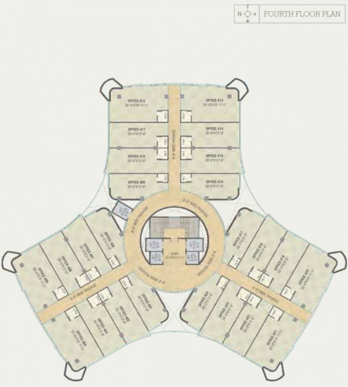  grand A Cluster Plan For 4th Floor