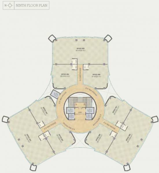 A Cluster Plan For 9th Floor grand A Cluster Plan For 9th Floor