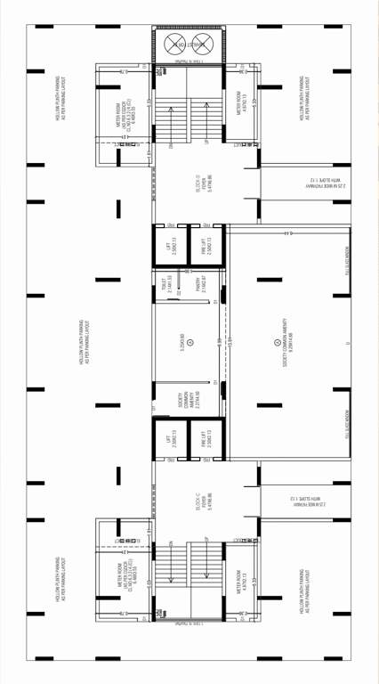  savera prarambh Block C And D Cluster Plan For Ground Floor