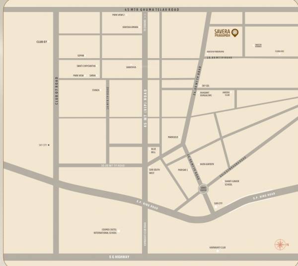  savera-prarambh Location Plan