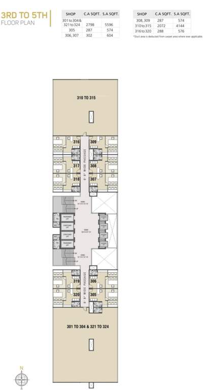  tower Infinity Tower Cluster Plan From 3rd To 5th Floor