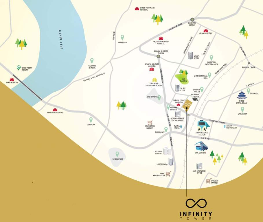  tower Location Plan