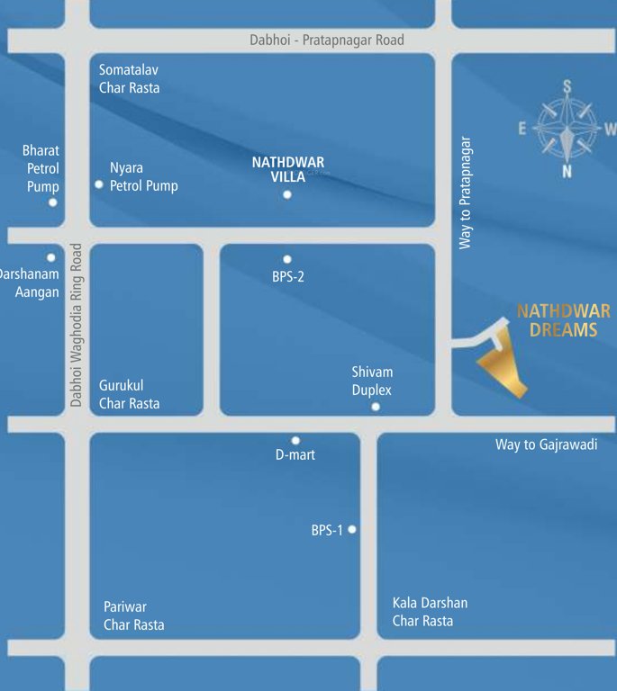  nathdwar dreams c and d Location Plan