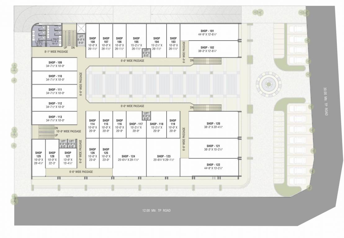 one west One West Cluster Plan For 1st Floor