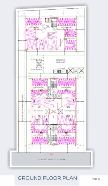  light-residency Block A,B & C Ground Floor Cluster Plan