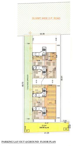  kiaan-residency Block A, Block B, Block C, Block D Parking  Cluster Plan