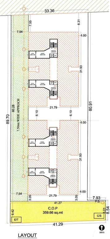  kiaan residency Layout Plan