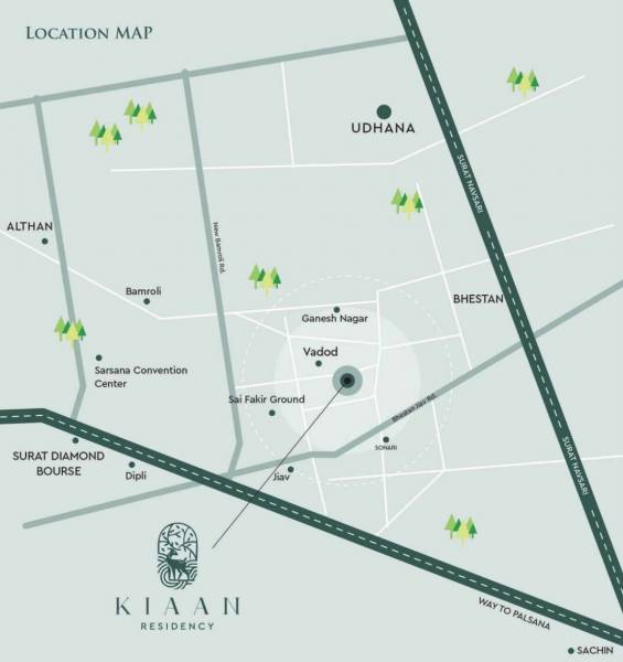  kiaan-residency Location Plan