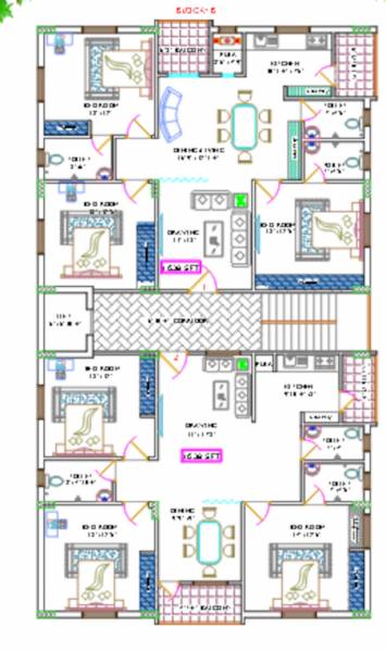  kuteer-ii Divyadeep Kuteer II Typical Cluster Plan
