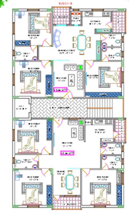  kuteer ii Divyadeep Kuteer II Typical Cluster Plan