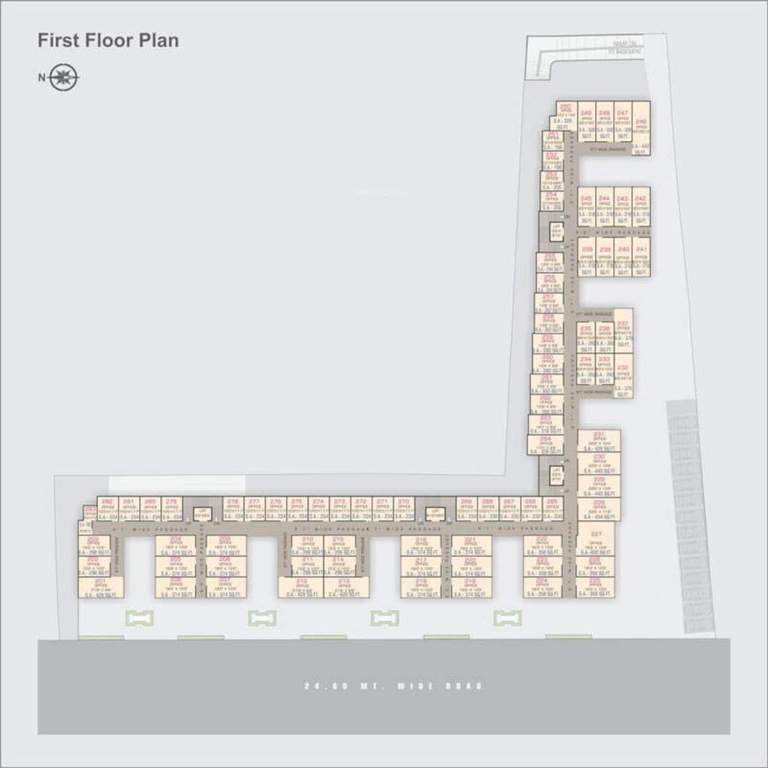  v square V Square Cluster Plan for 1st Floor