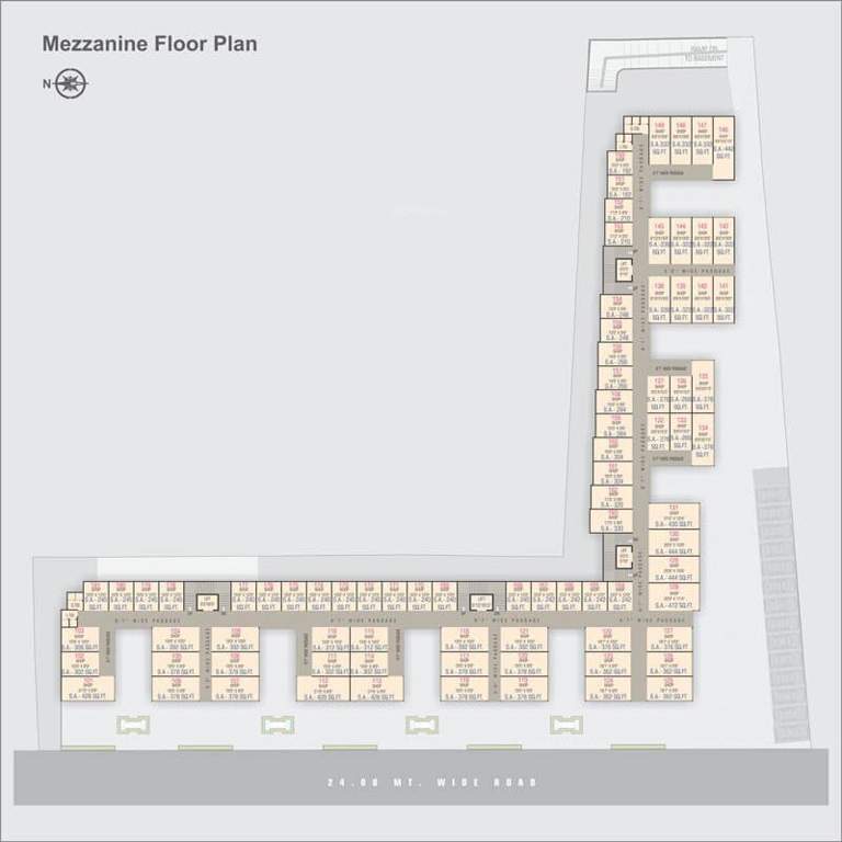  v square V Square Typical Floor Cluster Plan