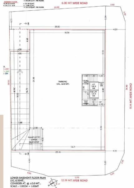  prakasha A Lower Basement Cluster Plan