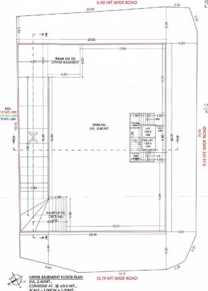  prakasha A  Upper Basement Cluster Plan