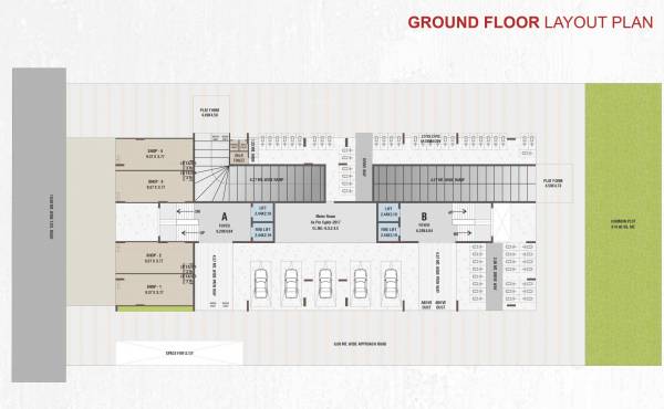  scarlet Block A And B Cluster Plan for ground Floor