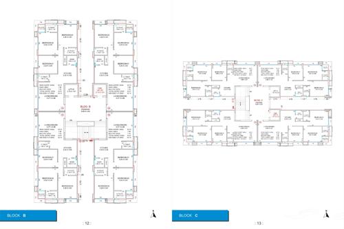  shukan-river Block B And Block C Typical  Cluster Plan