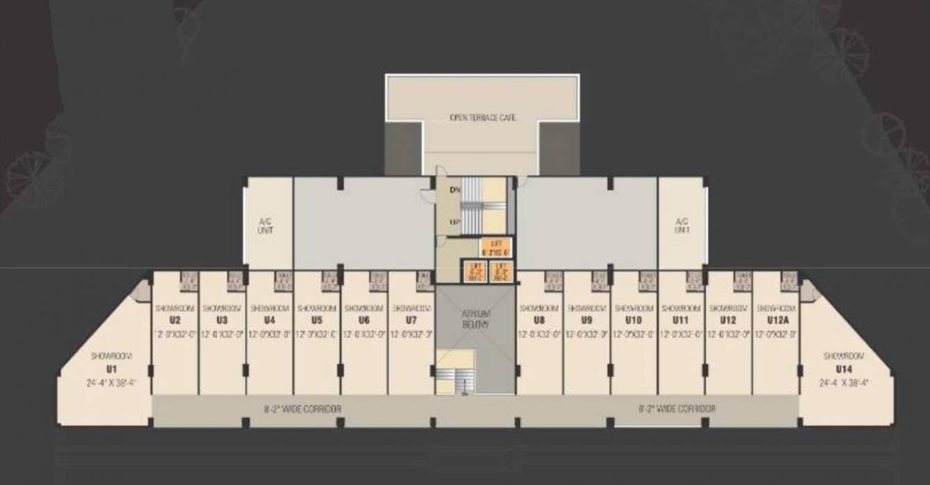 titaanium Titaanium Cluster Plan for 1st Floor