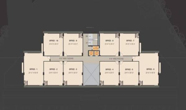 Titaanium Cluster Plan for Typical Floor titaanium Titaanium Cluster Plan for Typical Floor