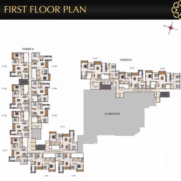  flamingo Casagrand Flamingo Cluster Plan