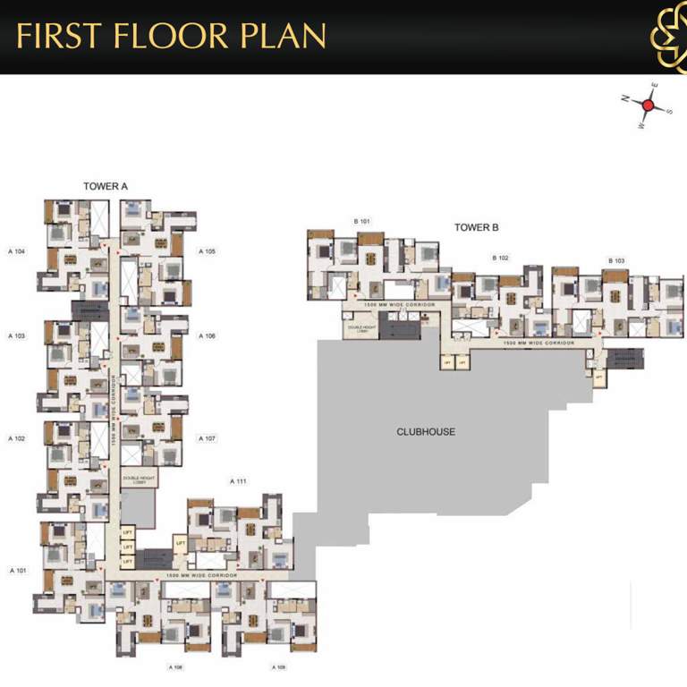  flamingo Casagrand Flamingo Cluster Plan