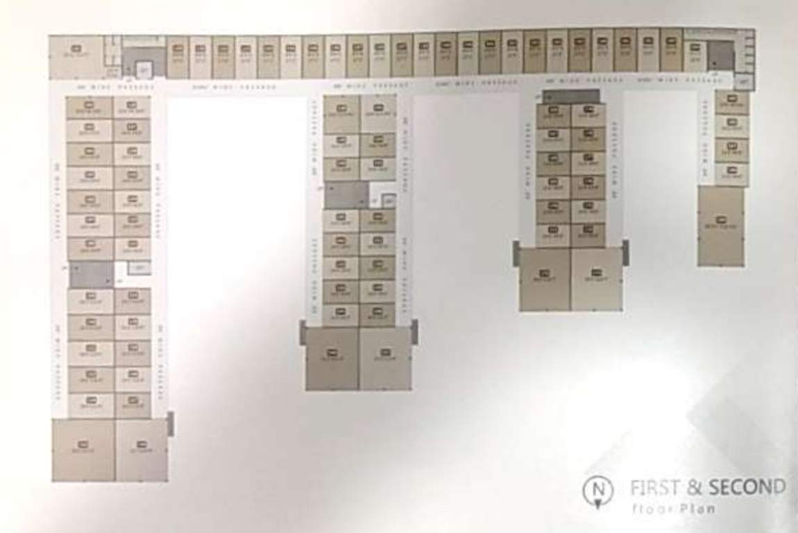  silver business hub Silver Business Hub Cluster Plan from 1st to 2nd Floor