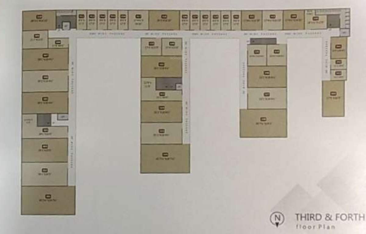  silver business hub Silver Business Hub Cluster Plan from 3rd to 4th Floor