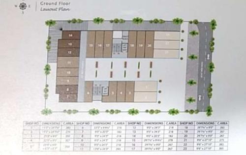  times-shoppers Times Shoppers Cluster Plan for ground Floor