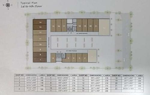 times-shoppers Times Shoppers Cluster Plan for Typical Floor