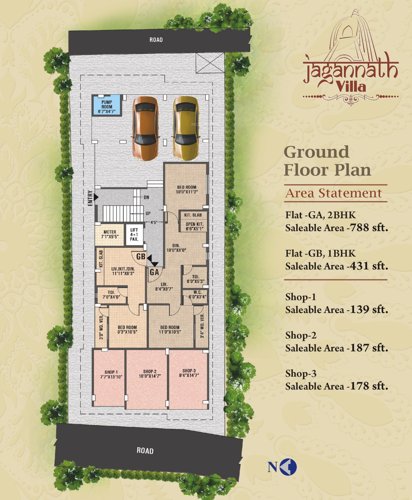  jagannath-villa Jagannath Villa Cluster Plan for ground Floor